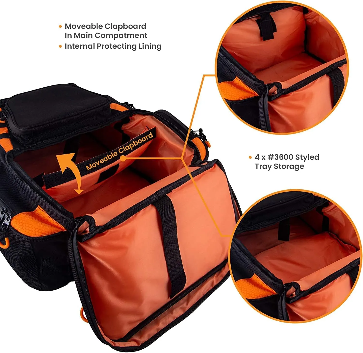 Amber Sporting Goods Fishing Backpack Waterproof Tackle Bag with Protective Rain Cover Includes 4 Tackle Boxes Stainless Steel Fishing Pliers and Lanyard