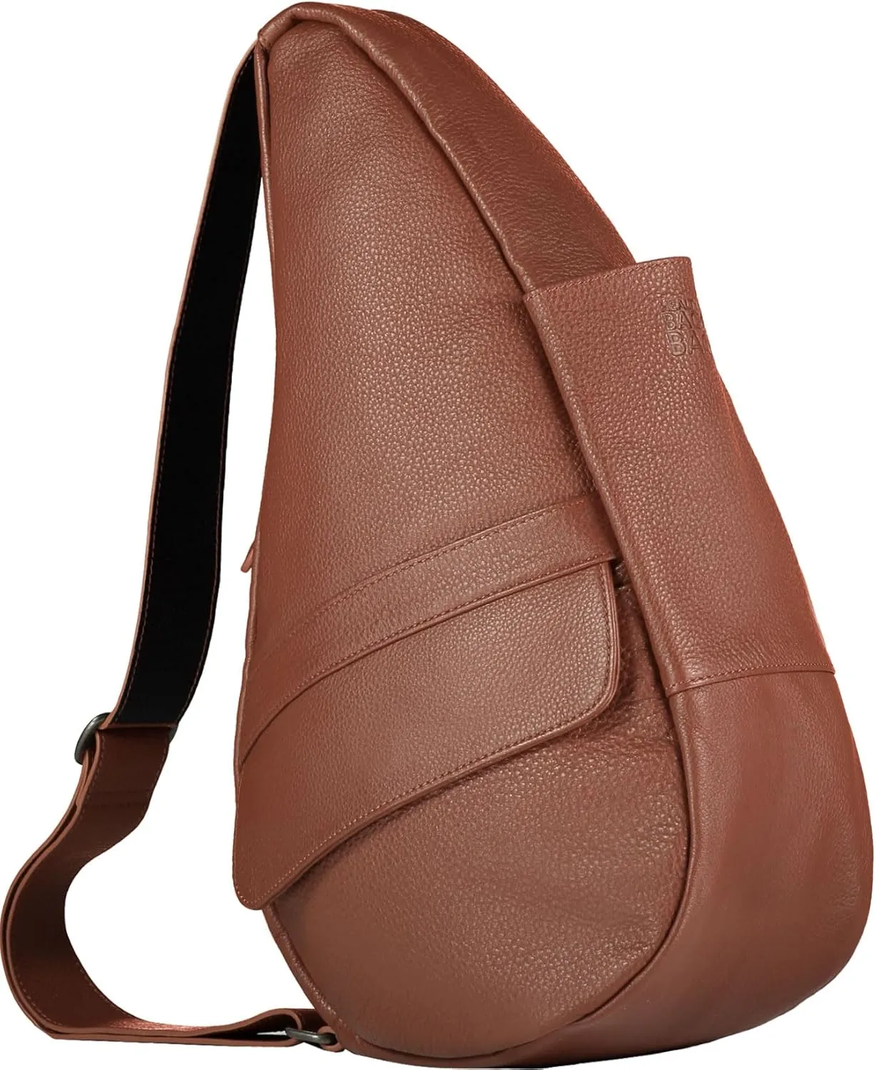 AmeriBag 19" Leather Crossbody Sling Healthy Back Bag