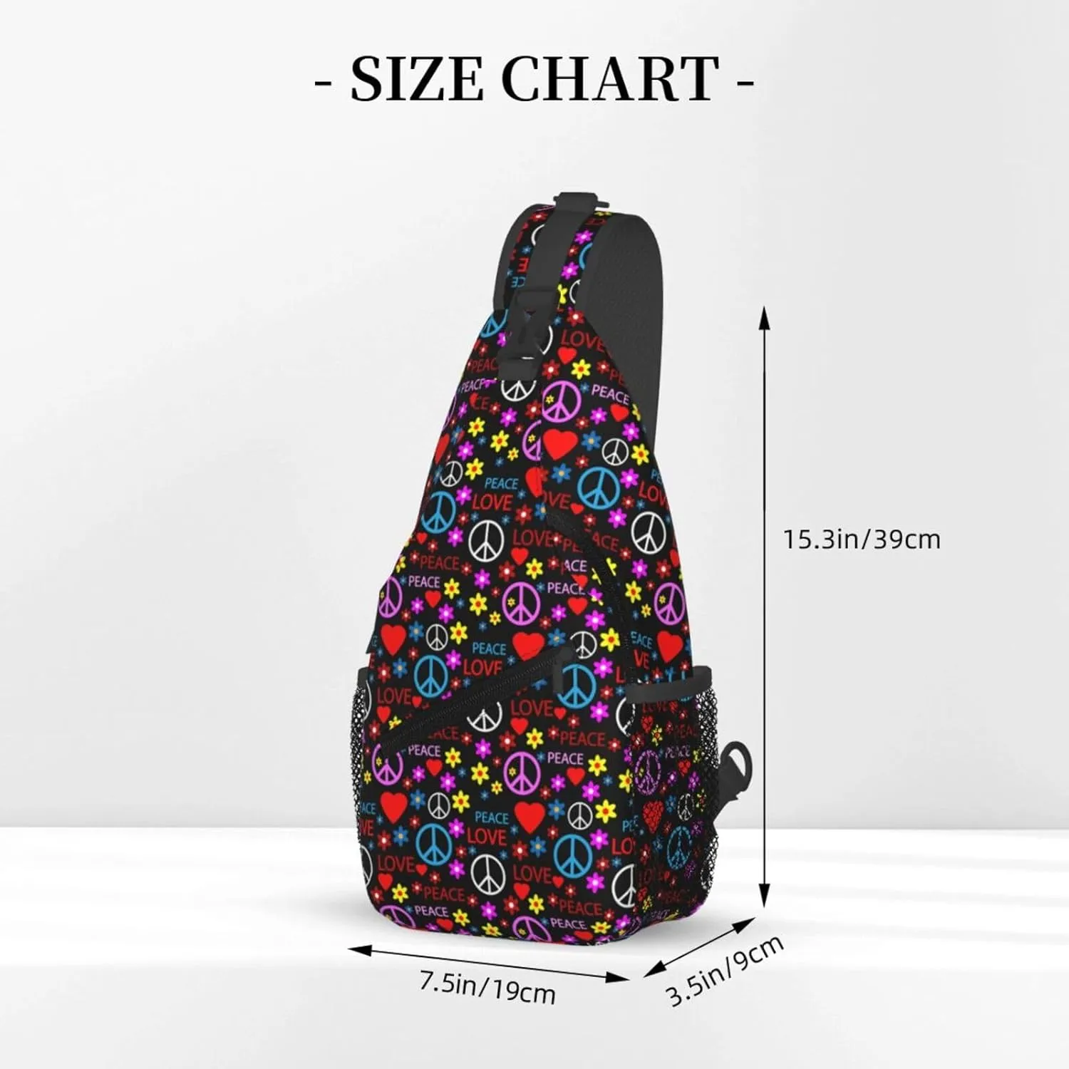 America Independence Day 1776 Crossbody Bag Adjustable Sling Bag Casual Chest Bags Travel Shoulder Backpack