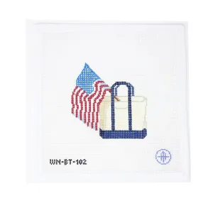 Americana Boat Tote