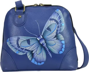 Anna by Anuschka Leather Small Multi Compartment Zip-Around Organizer