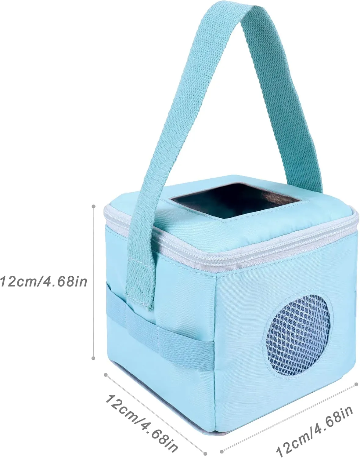 Annmore Carrying Case for Toniebox and Tonies Characters, Blue Tote Bag for Creative Tonies Figures, Kids Bag for Tonies Box Starter Set, Boys and Girls Christmas Birthday Gift