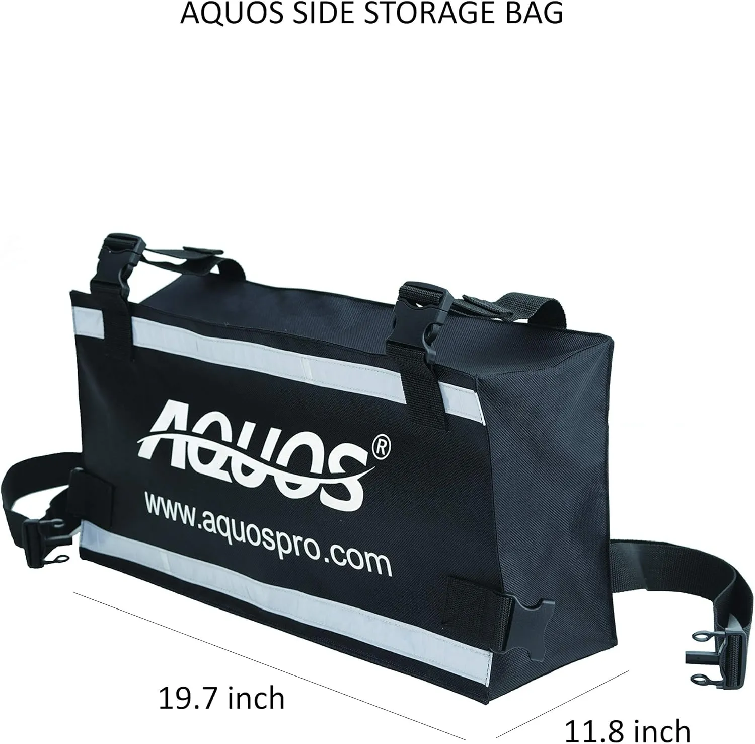 AQUOS Heavy-Duty for Two Series 12.5ft Inflatable Pontoon Boat with Folding Seat, Guard Bar and Haswing Trolling Motor for Saltwater, Freshwater Fishing