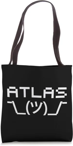 ATLAS Shrug Emoticon - Objective self-interest Tote Bag