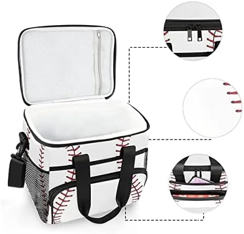 AUUXVA Cooler Bag Large Camping Cooler Tote Lunch Cooler Bag Leakproof Insulated Waterproof Lunch Box