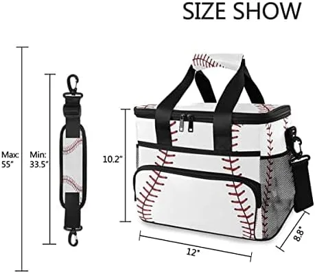 AUUXVA Cooler Bag Large Camping Cooler Tote Lunch Cooler Bag Leakproof Insulated Waterproof Lunch Box