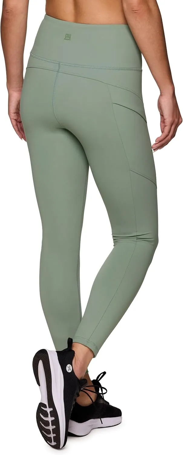 Avalanche Women's Super Soft Cargo Hiking Gym Full Length Legging with Pockets