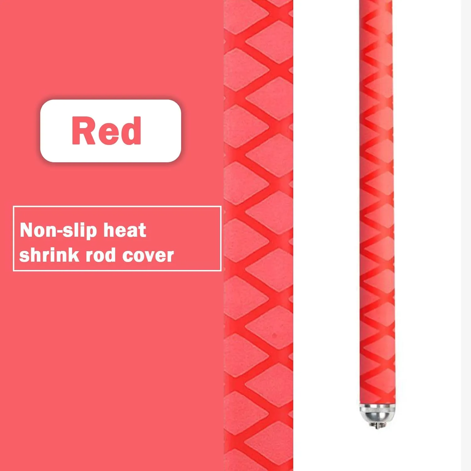 Aventik X-Tube Heat Shrink Wrap Tubing for Fishing Rod Grips with Non Slip Waterproof and Insulation 40 Inch Lengths Durable Repair