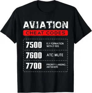 Aviation Cheat Codes gift, Aviation gift, Pilogift T-Shirt