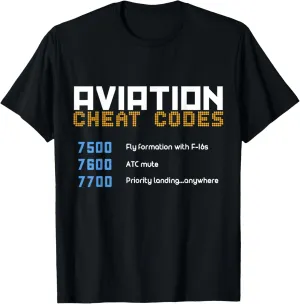 Aviation Cheat Codes Shirt, Aviation Tee, Pilot Tee T-Shirt
