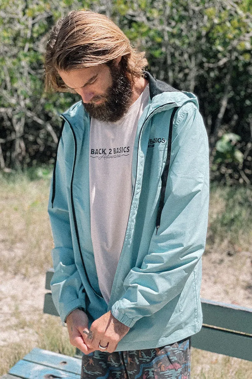 B2B Waterproof Raincoat - Blue