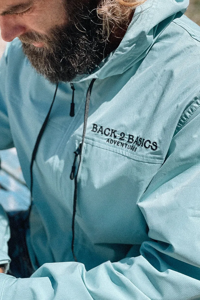 B2B Waterproof Raincoat - Blue