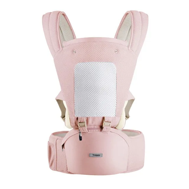 Baby Carrier Infant Kid Baby Hipseat Sling Front Facing Kangaroo Wrap Carrier Travel 0-18 Months