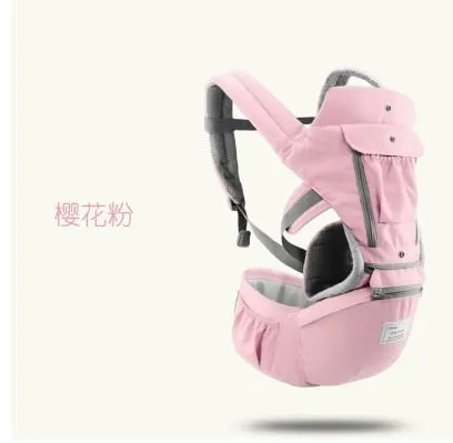 Baby Carrier Infant Kid Baby Hipseat Sling Front Facing Kangaroo Wrap Carrier Travel 0-18 Months