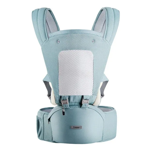 Baby Carrier Infant Kid Baby Hipseat Sling Front Facing Kangaroo Wrap Carrier Travel 0-18 Months
