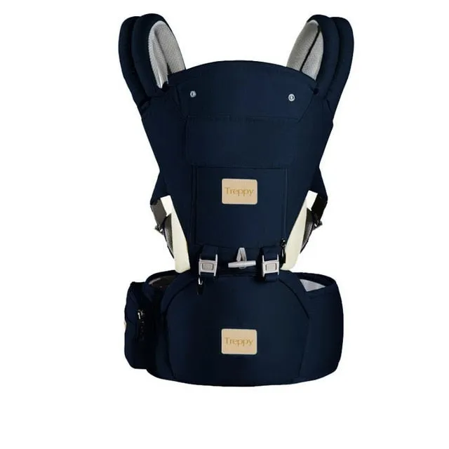 Baby Carrier Infant Kid Baby Hipseat Sling Front Facing Kangaroo Wrap Carrier Travel 0-18 Months