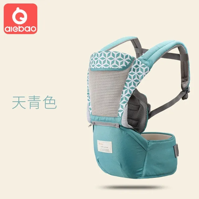 Baby Carrier Infant Kid Baby Hipseat Sling Front Facing Kangaroo Wrap Carrier Travel 0-18 Months