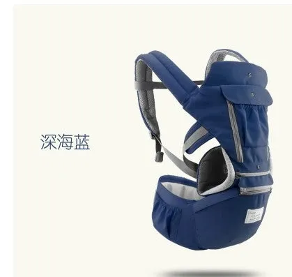 Baby Carrier Infant Kid Baby Hipseat Sling Front Facing Kangaroo Wrap Carrier Travel 0-18 Months