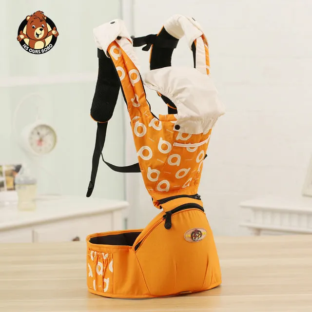 Baby Carrier Infant Kid Baby Hipseat Sling Front Facing Kangaroo Wrap Carrier Travel 0-18 Months