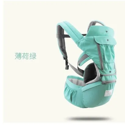 Baby Carrier Infant Kid Baby Hipseat Sling Front Facing Kangaroo Wrap Carrier Travel 0-18 Months