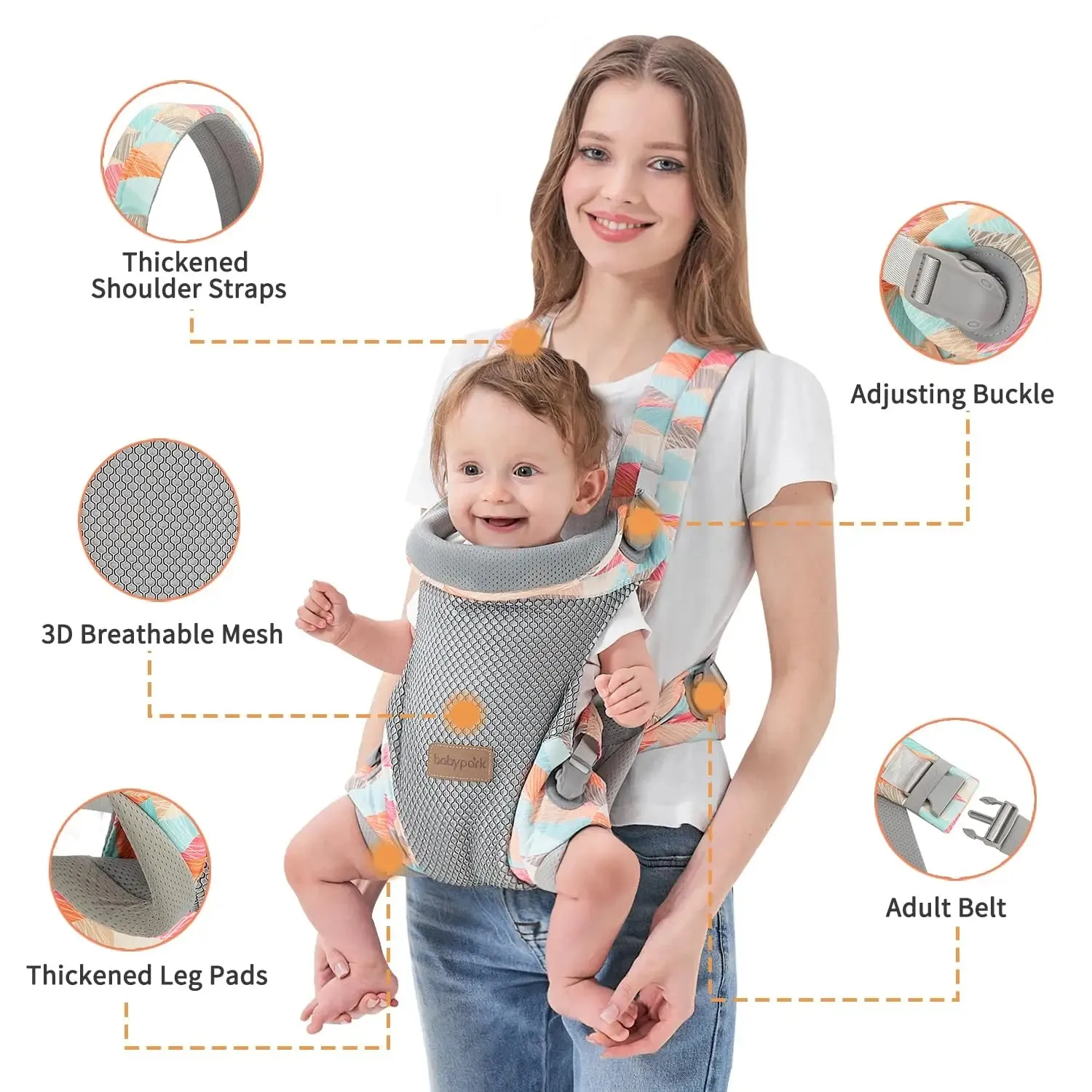 Baby Items for Newborns Wrap Shoulder Carrier Backpack