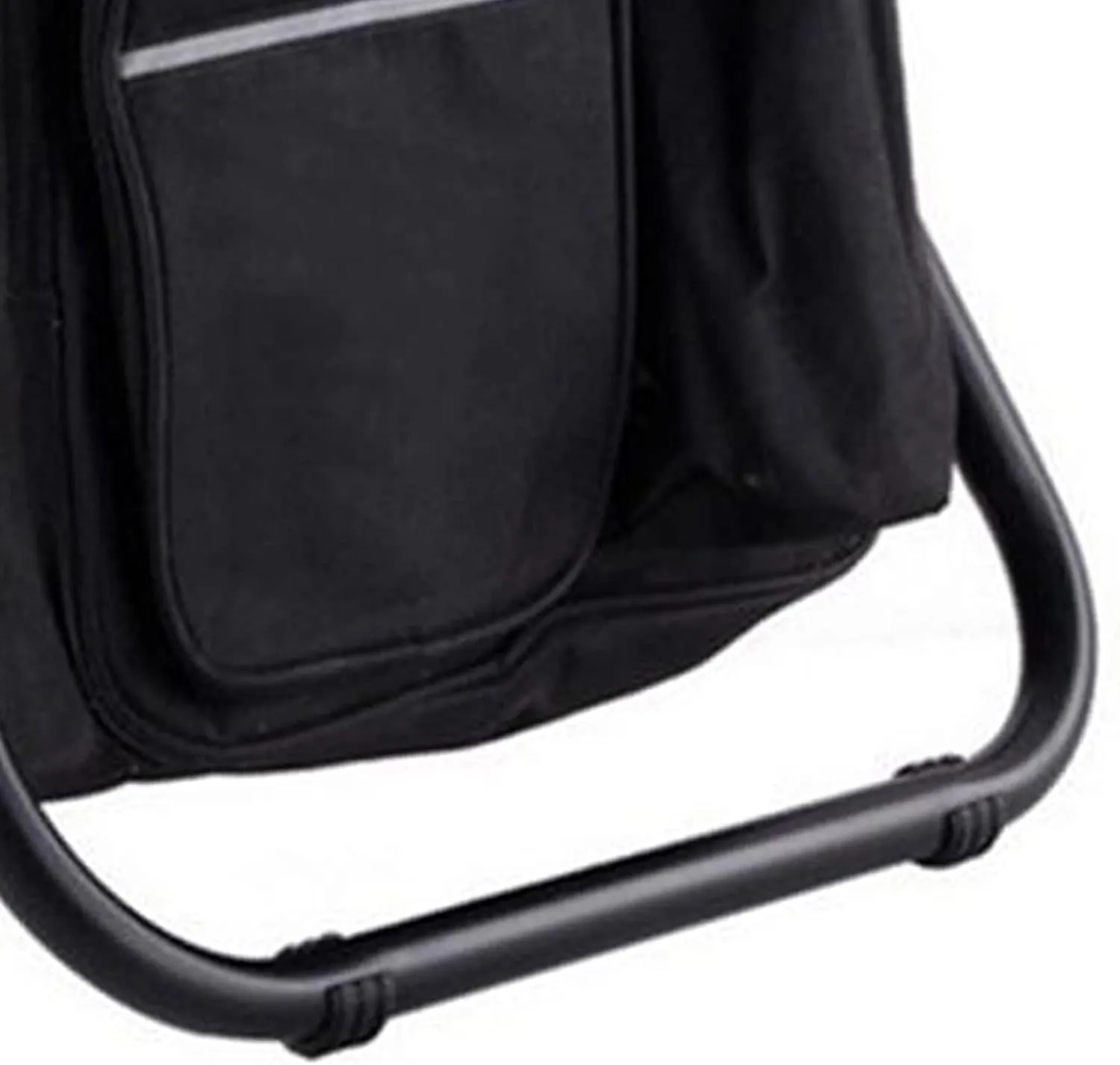 Backpack Cooler Chair, Portable Chair Backpack Folding Stool, Multi Pocket Design, Lightweight Large Capacity Folding Camping Stool for Travel Beach Hiking Picnic