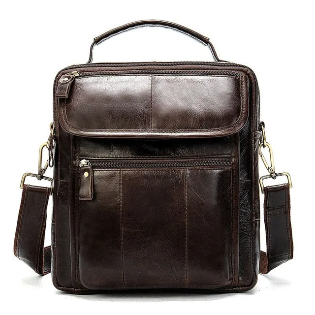 Bag Great price Bags Messenger Men for Men's Leather Genuine 8870 Men's Hot bargain Leather Men Shoulder Male Bags Bag Handbags WESTAL Crossbody