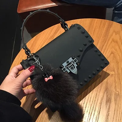 Bag Women New Luxury Women Messenger Handbags Females Leather Fashion 2018 Bag Great savings Designer Friendly PU Jelly Bags Bags Shoulder Handbags