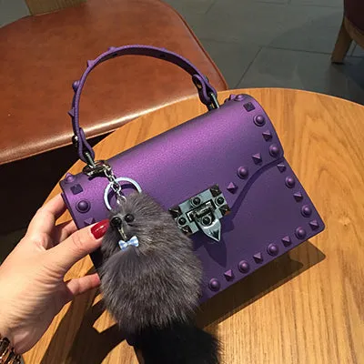 Bag Women New Luxury Women Messenger Handbags Females Leather Fashion 2018 Bag Great savings Designer Friendly PU Jelly Bags Bags Shoulder Handbags