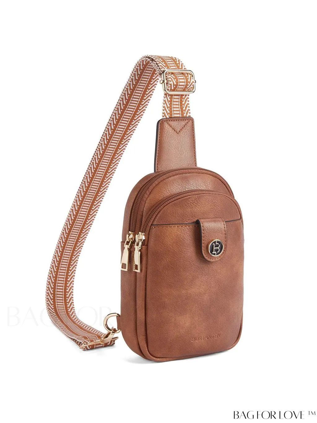BagForLove - BOSTANTEN Womens Leather Crossbody Sling Bag - Stylish Travel Chest Purse