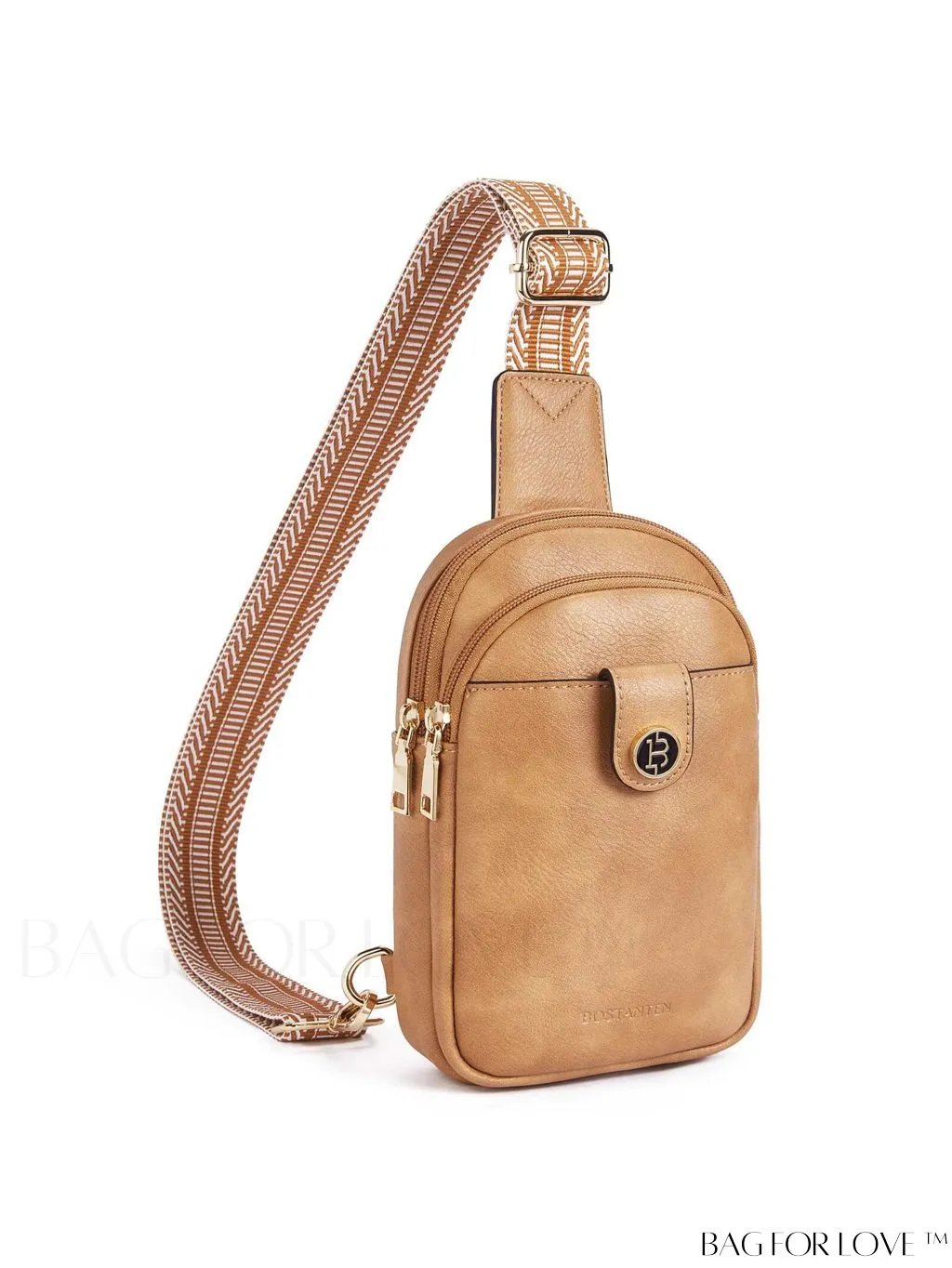 BagForLove - BOSTANTEN Womens Leather Crossbody Sling Bag - Stylish Travel Chest Purse