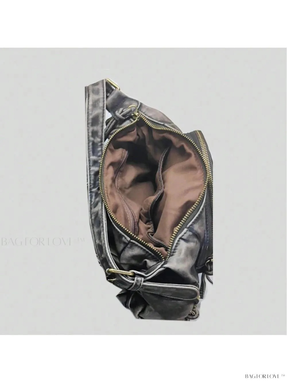 BagForLove - Chic Miu Style Distressed Leather Handbag for Women