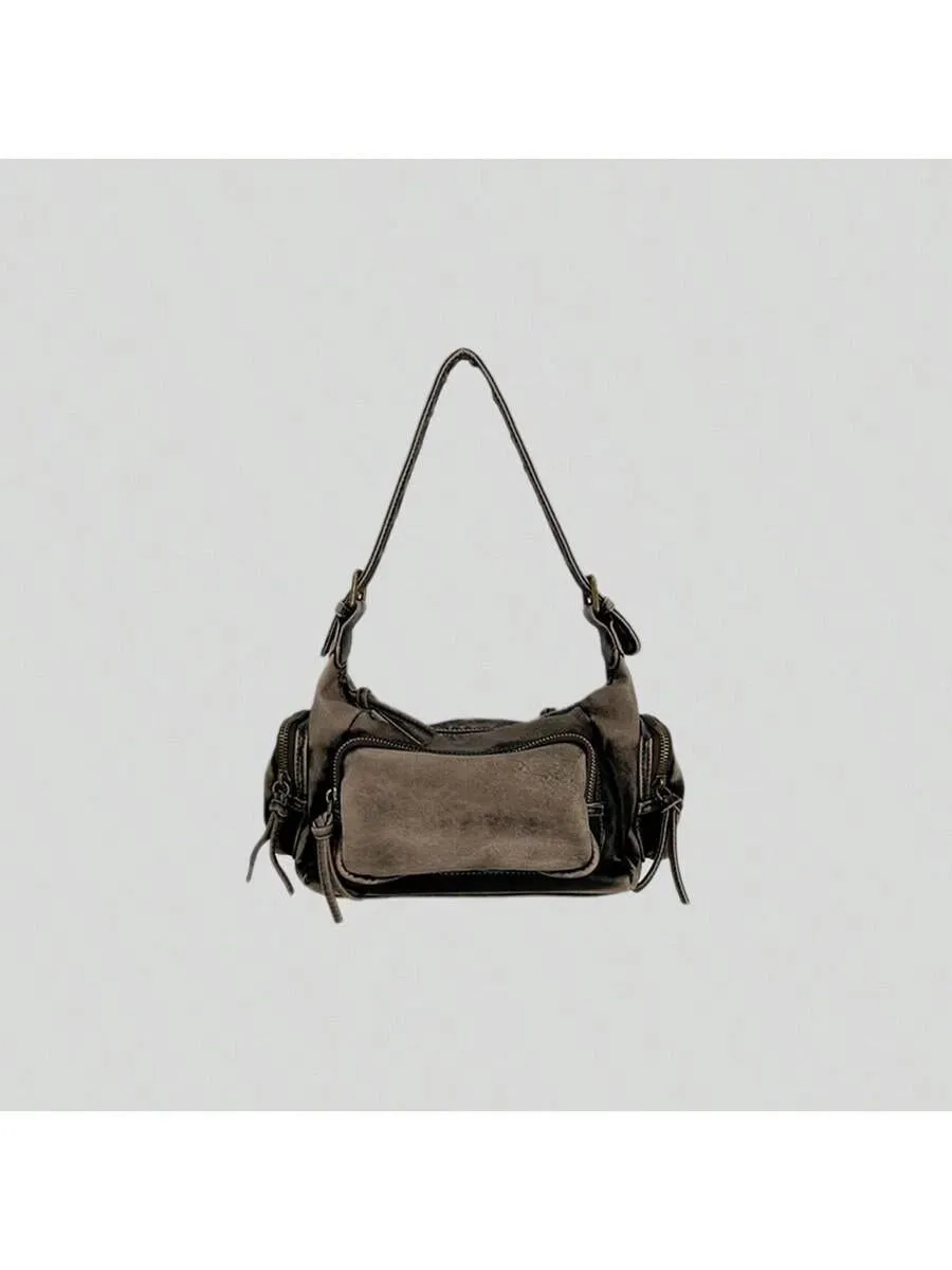 BagForLove - Chic Miu Style Distressed Leather Handbag for Women