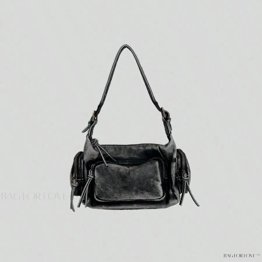 BagForLove - Chic Miu Style Distressed Leather Handbag for Women