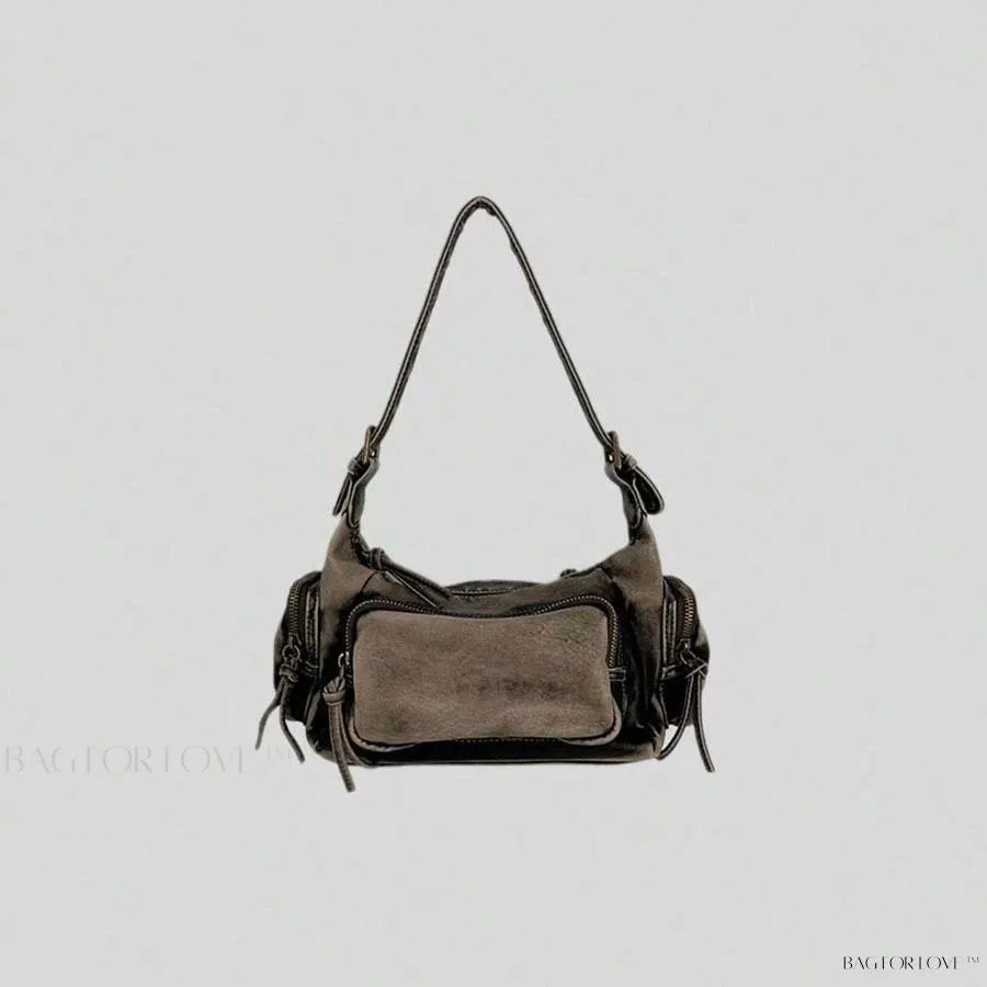 BagForLove - Chic Miu Style Distressed Leather Handbag for Women