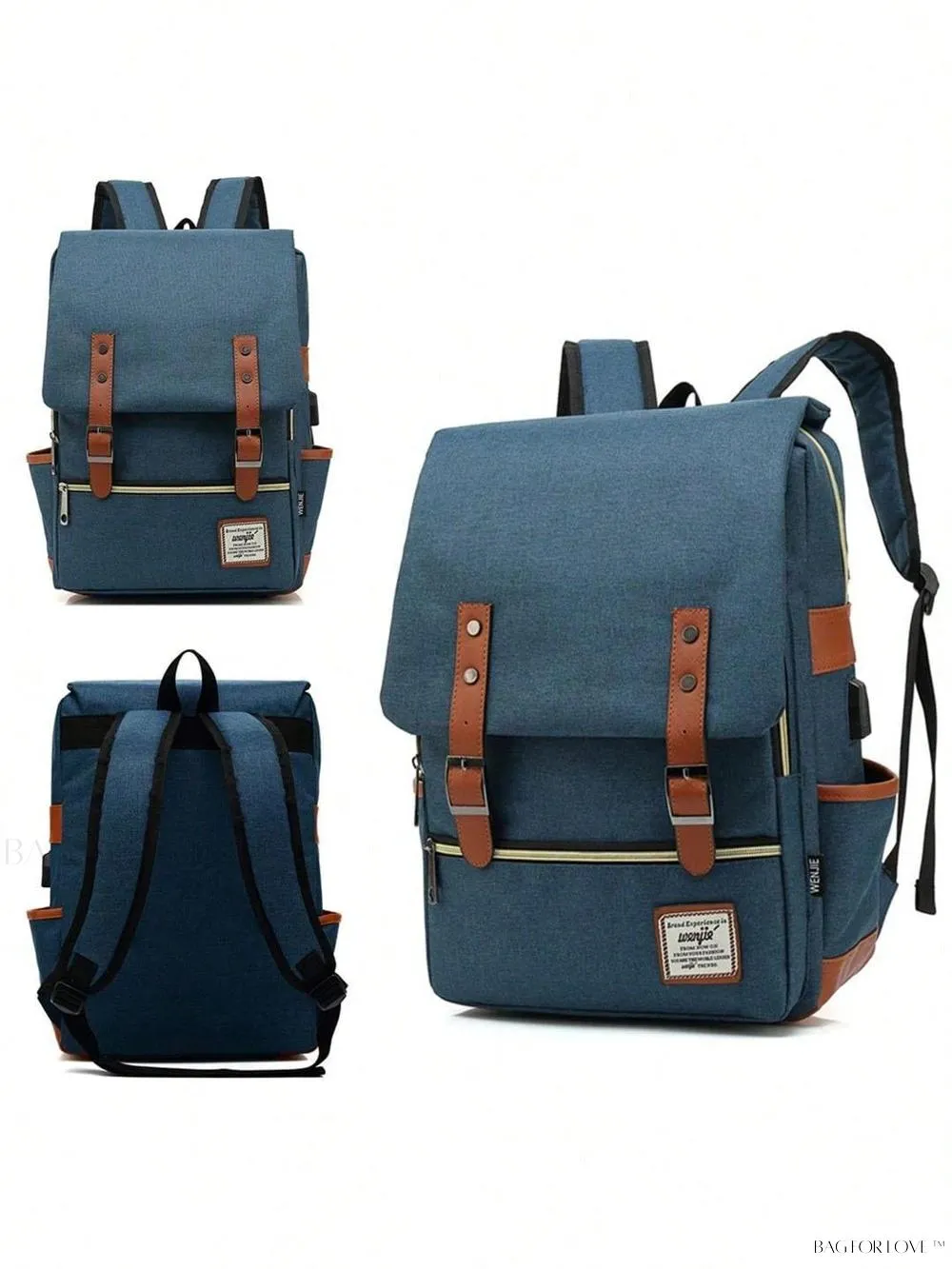 BagForLove - Classic Travel Bag with Notebook Compartment and Convenient Power Access