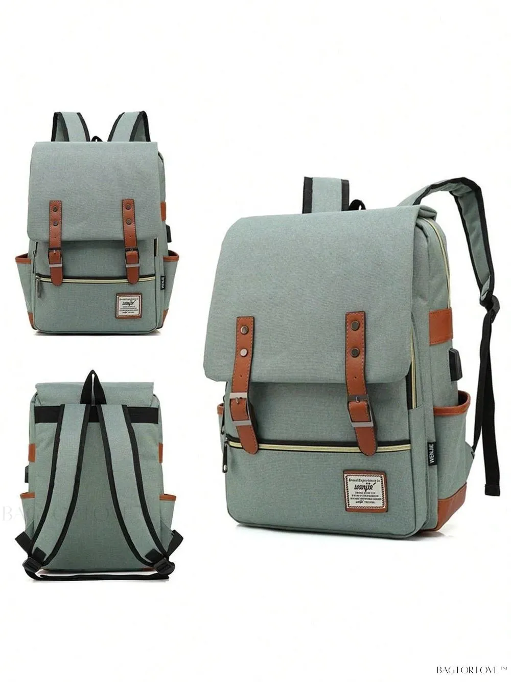 BagForLove - Classic Travel Bag with Notebook Compartment and Convenient Power Access