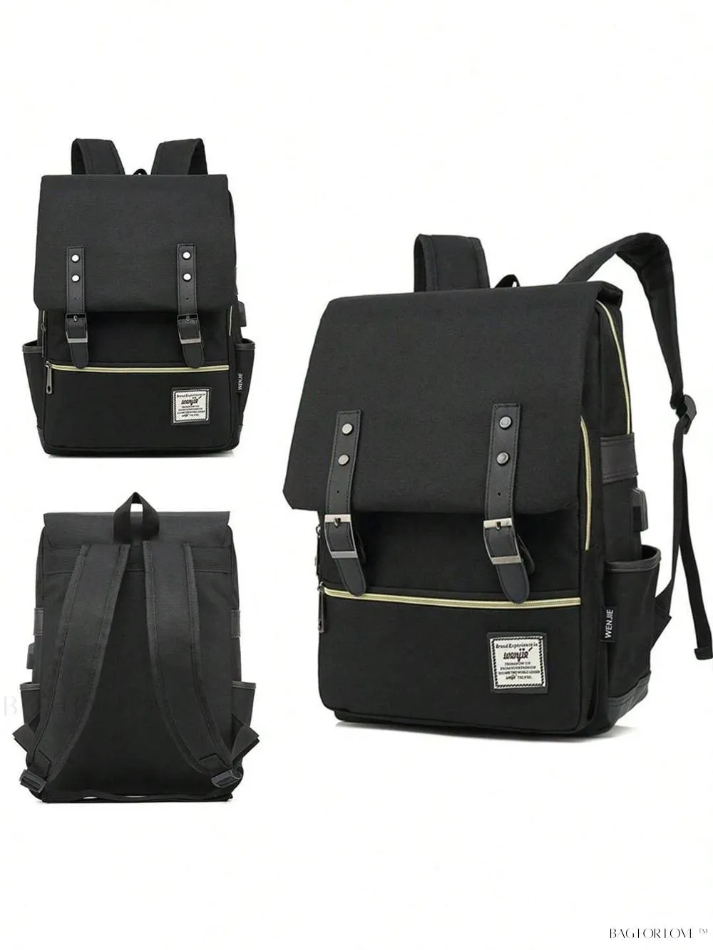 BagForLove - Classic Travel Bag with Notebook Compartment and Convenient Power Access