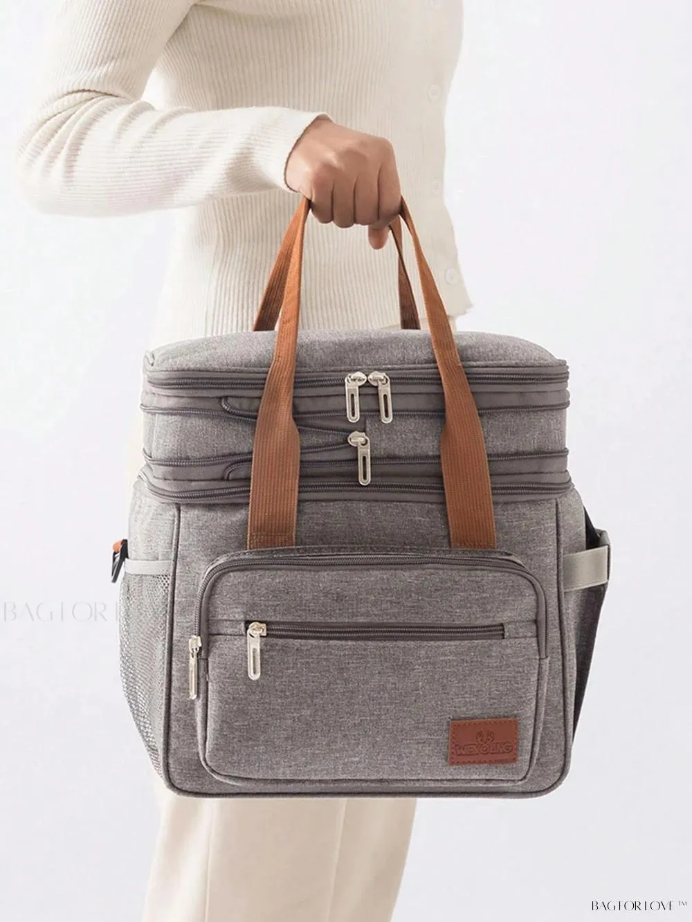 BagForLove - Double-Layer Picnic and Camping Insulated Cooler Bag with Leakproof Design