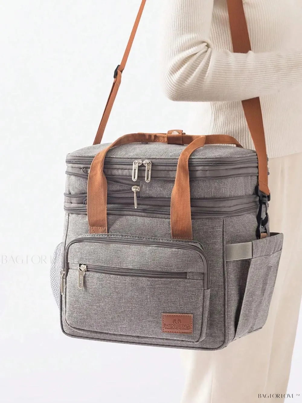 BagForLove - Double-Layer Picnic and Camping Insulated Cooler Bag with Leakproof Design