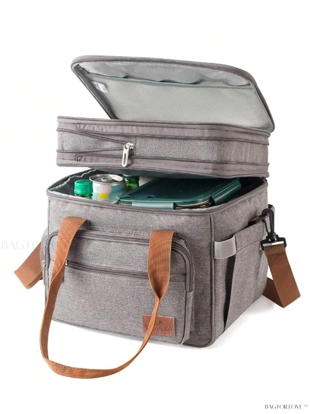 BagForLove - Double-Layer Picnic and Camping Insulated Cooler Bag with Leakproof Design