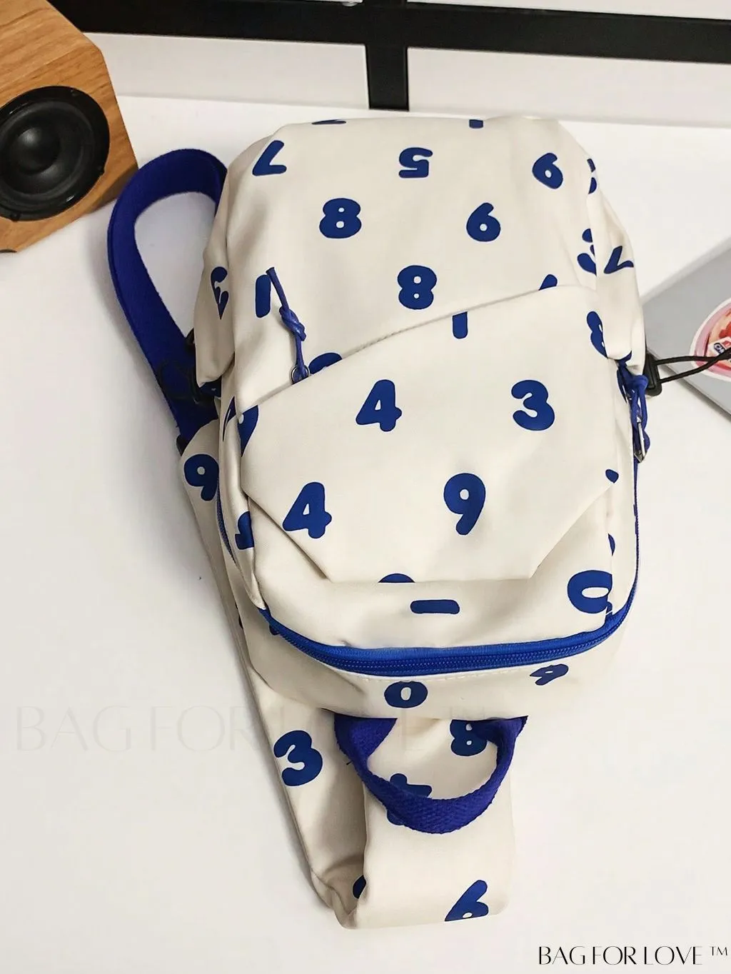 BagForLove - Lightweight Womens Number Print Sling Bag