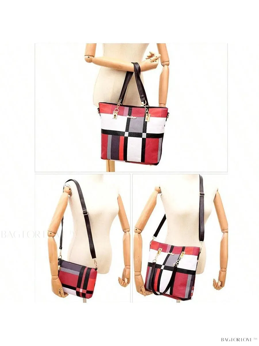 BagForLove - Plaid Perfection A 6-Piece Motherly Companion