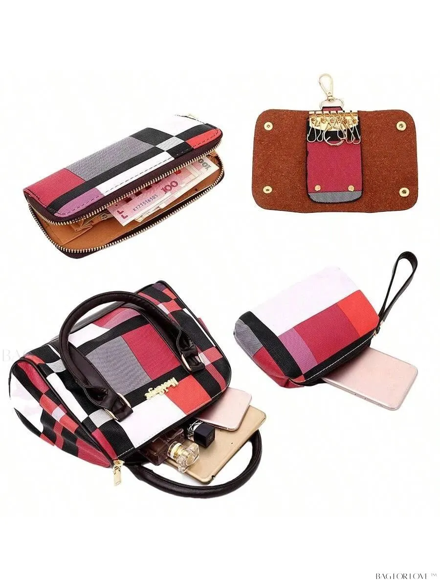 BagForLove - Plaid Perfection A 6-Piece Motherly Companion