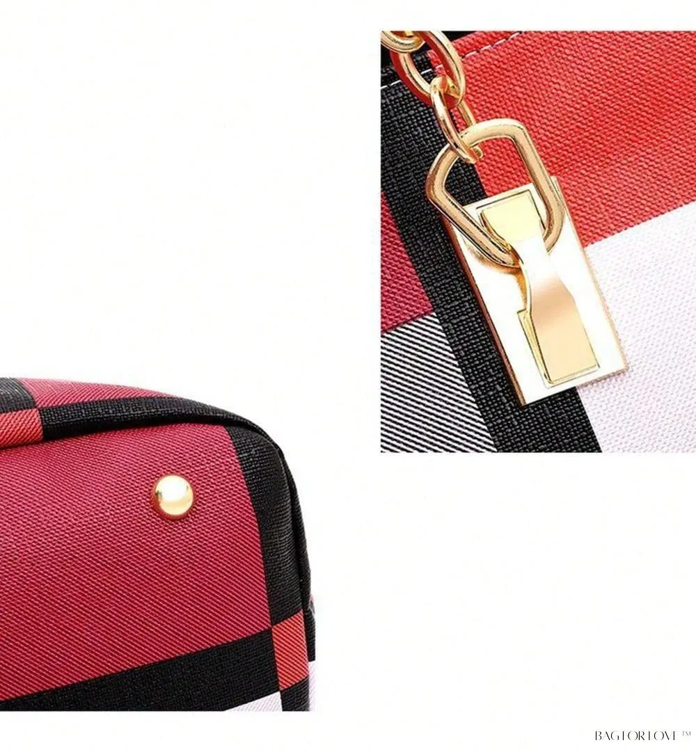 BagForLove - Plaid Perfection A 6-Piece Motherly Companion