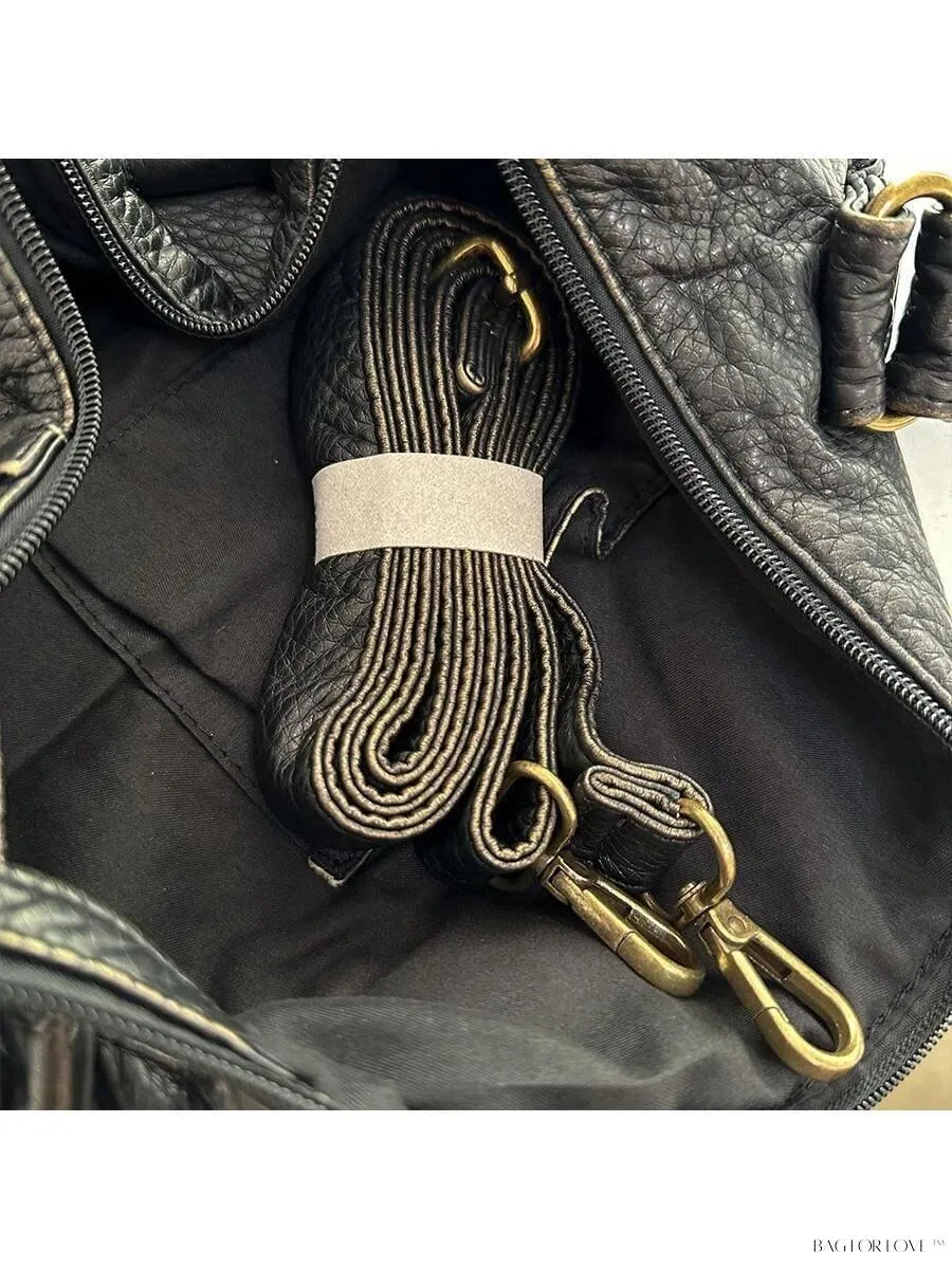 BagForLove - Retro Revival Large Woven Shoulder Bag with Multiple Compartments