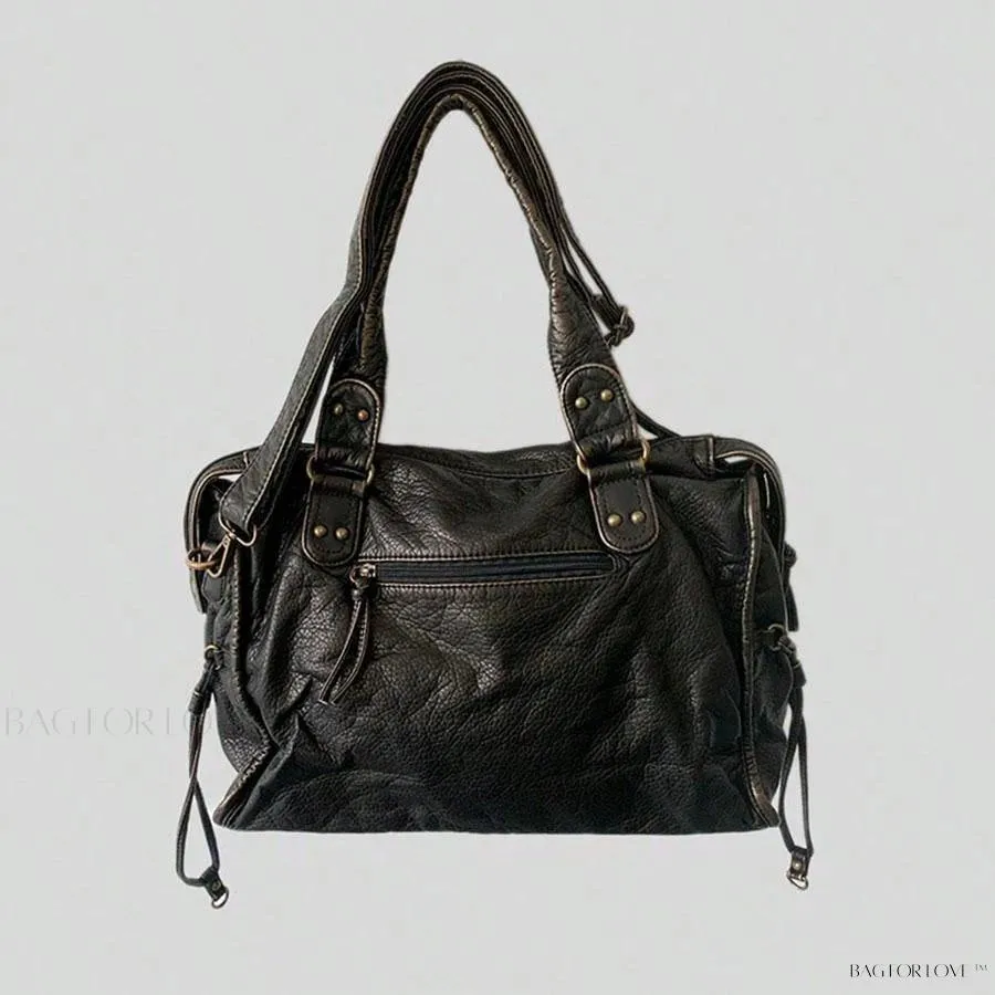 BagForLove - Retro Revival Large Woven Shoulder Bag with Multiple Compartments