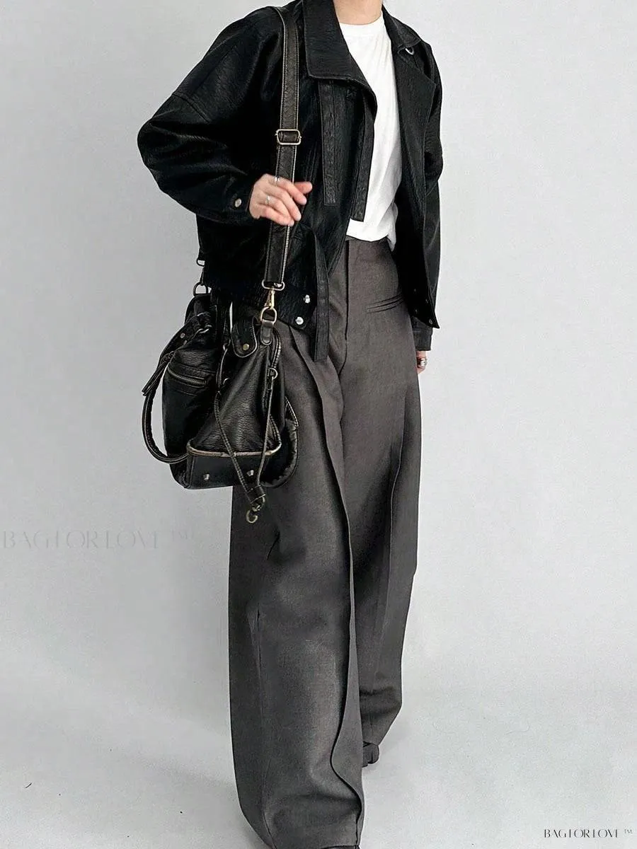 BagForLove - Retro Revival Large Woven Shoulder Bag with Multiple Compartments