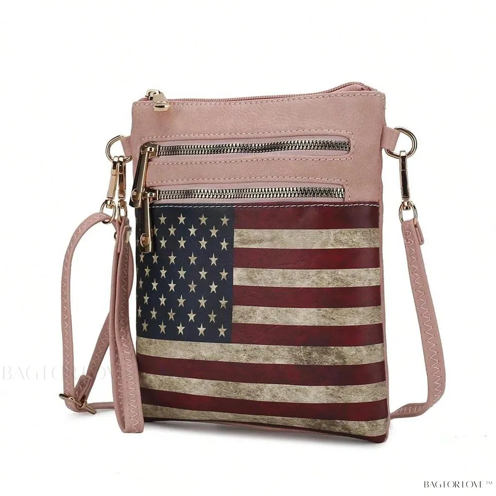 BagForLove - Retro USA Patriotic Handbag for Female Professionals