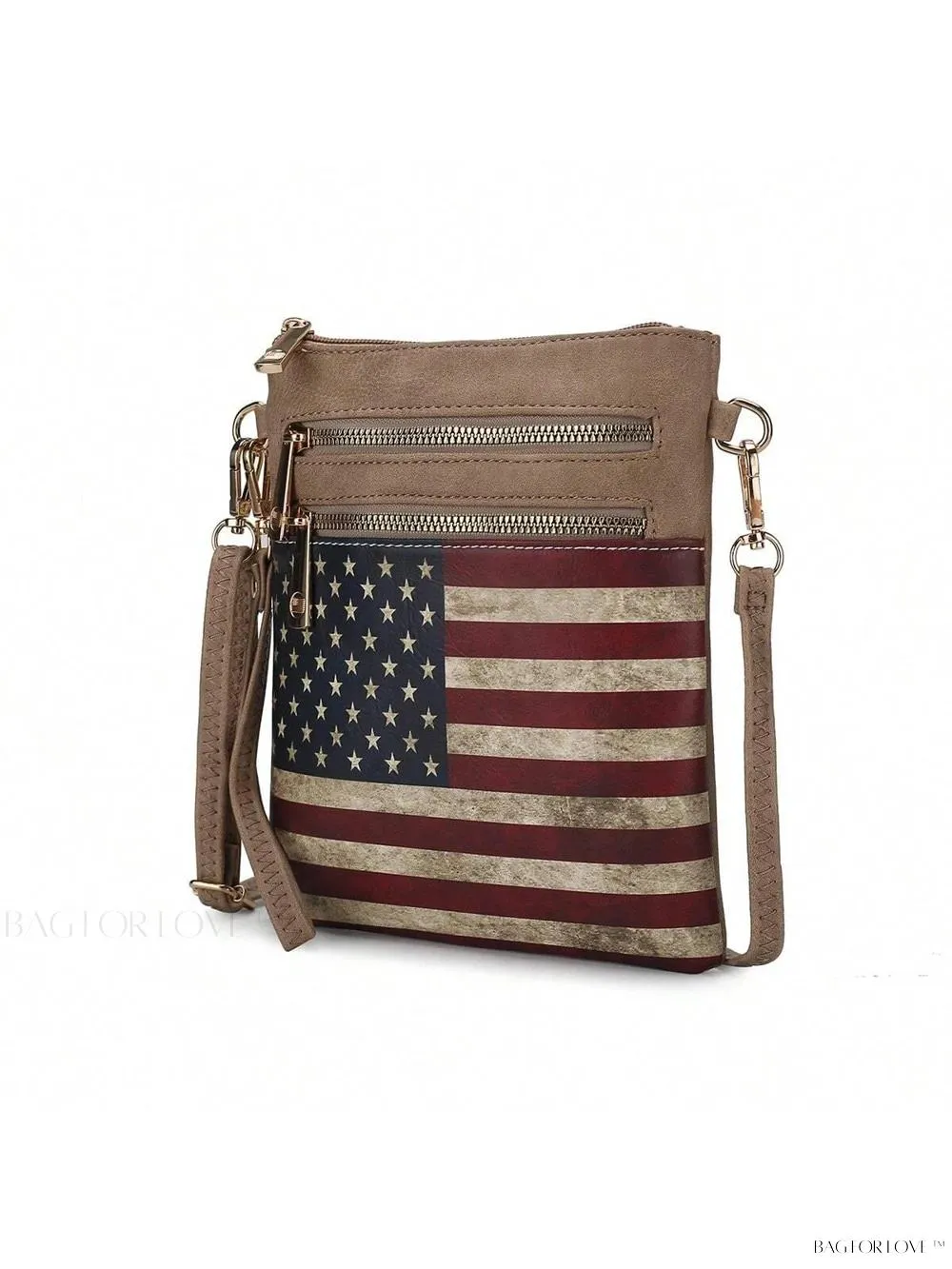 BagForLove - Retro USA Patriotic Handbag for Female Professionals